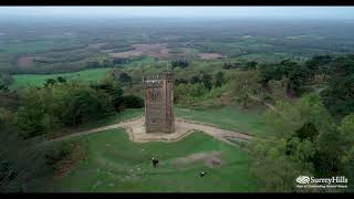 Leith Hill from the air [upl. by Asilahs195]