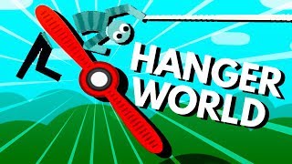 Dodging GIANT FANS and Collecting GOLD COINS  Hanger World Gameplay [upl. by Hetti]