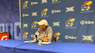 Lance Leipold previews Arizona State [upl. by Ivette]