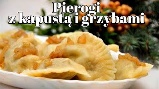 PIEROGI Z KAPUSTĄ I GRZYBAMI  co zrobić żeby po ugotowaniu się NIE SKLEJAŁY🤔 Poznaj mój sposób👌 [upl. by Yrome412]