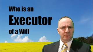 Who is an Executor of a Will [upl. by Haras]