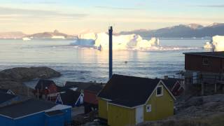 Iceberg Tsunami in Uummannaq Greenland [upl. by Lesley]