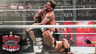 GRAPHIC CM Punk vs Drew McIntyre – Hell in a Cell Match Bad Blood 2024 highlights [upl. by Ainig]