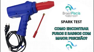 COMO ENCONTRAR FUROS E RASGOS EM SUA GEOMEMBRANA  MÁQUINA SPARK TEST [upl. by Acimahs]