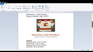 Philadelphia Flyers 202425 Season  Game Report Game 2 Flyers at Flames [upl. by Phira289]