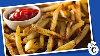 Crispy OvenBaked French Fries  An Easy Healthy Recipe [upl. by Pack]