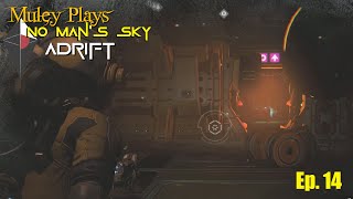 No Mans Sky ADRIFT Expedition  Episode 14  Derelict Freighter Part 2 [upl. by Cherilynn]