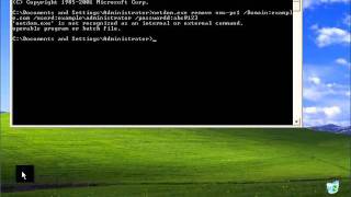 Join to a Domain Using the Command Line in Windows XP [upl. by Rezal]