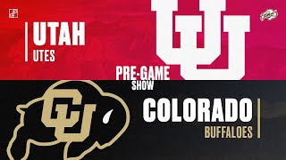 PREGAME SHOW  UTAH UTES AT COLORADO BUFFALOES  SKO BUFFS SPORTS [upl. by Adnavoj]