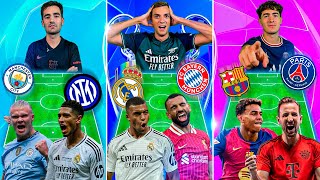 ENFRENTAMOS el MEJOR XI de la CHAMPIONS LEAGUE con 1 JUGADOR por EQUIPO [upl. by Hammer464]