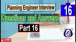 Planning Engineer Interview Questions and Answers Part 16  Interview tips  Guidelines  planners [upl. by Arataj]