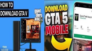 How To Download GTA V Mobile and GTA V For PC SS GAMER FF gta5 gta [upl. by Madelin]