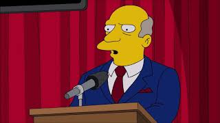 Superintendent Chalmers Calls Out Principals Names  The Simpsons [upl. by Ehcnalb]