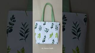 Handmade Bag Making  Tote bag sewing tutorial  Bag making at home diy clothesbag bagmaking [upl. by Tisman]