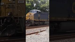 CSX I018 UPS Trailer Intermodal Train from Rittman Ohio 7132024 csx train railroad shorts ns [upl. by Elspet]