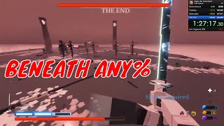 Paint the Town Red  Beneath Any Kill The End Speedrun 1 hour 28 minutes  No Deaths Timestamps [upl. by Iatnohs]