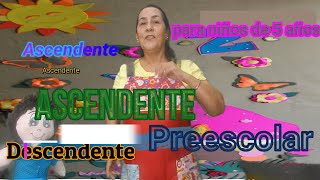 quotAscendente y descendentequot videos infantiles [upl. by Nodearb]