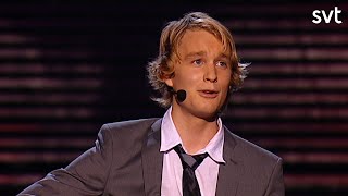 Björn Gustafsson  Carina Berg  Melodifestivalen 2008  SVT [upl. by Aiuqat]