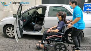 How To Perform Wheelchair To Car Transfer [upl. by Mcclenon147]