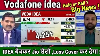 Vodafone idea share latest newsHold or sell  vi share newsvi share analysisIdea Target 2025 [upl. by Airolg]