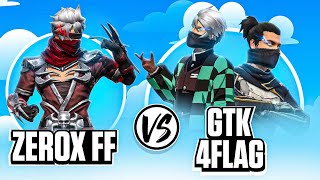 Zerox FF📲 Vs ​⁠4FLAG Gamer📲 amp GTK Gaming🖥️ The Final Fight🔥 [upl. by Straus16]