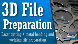 Laser cutting  metal bending and welding file preparation [upl. by Beore369]