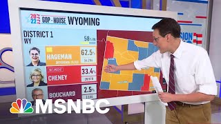 Steve Kornacki Breaks Down Liz Cheney’s Loss [upl. by Suissac99]