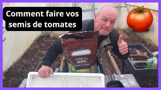 Comment faire vos semis de tomates 🍅 [upl. by Britta740]