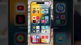 Cache les applications avec ios 18 apple iphone astuces ios smartphone techtips [upl. by Bodwell]