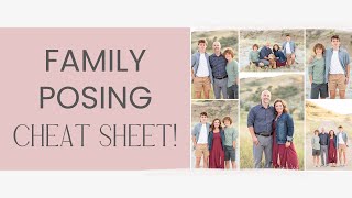 My Family Posing Cheat Sheet  Family Posing Tips [upl. by Namlak]