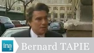 Crédit Lyonnais audition de Bernard Tapie  Archive vidéo INA [upl. by Naamana]