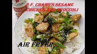 PF CHANGS SESAME STIR FRY SAUCE AIR FRYER CHICKEN VEGETABLES [upl. by Eicnan]