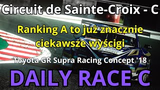 GT7  Daily Races  SainteCroix  C  GR3 Supra  Dzieje się w tym A S  Live Stream PL 🔴 [upl. by Yelrak]