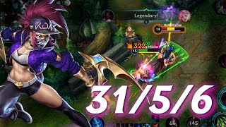 HOW TO CARRY AS AKALI  WILD RIFT GAMEPLAY 31 KILLS [upl. by Harikahs554]