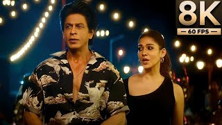 8K Remastered  Chaleya  Shahrukh Khan Nayanthara  Jawan [upl. by Strauss]