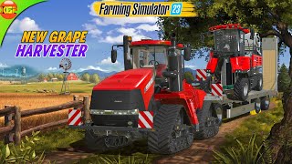 New Grapes Harvester in the Update  Farming Simulator 23 Gameplay [upl. by Tova]