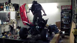 Honda TRX 700 XX making a Dyno Run [upl. by Neerac]