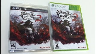 Castlevania Lords of Shadow 2 Unboxing [upl. by Blockus]