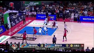 SMB VS MERALCO BOLTS GAME 1 FINALS 1ST QUARTER [upl. by Naaman]