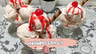 Helado con chispas de chocolate Receta fácil helados helado [upl. by Nywloc87]