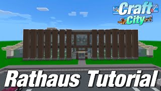 Minecraft Rathaus  Wie baut man ein Rathaus in Minecraft XboxPS4PEBedrock [upl. by Drusilla]