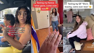 Texting My Girlfriend Be There Soon Honey Prank Tiktok Compilation [upl. by Zwart656]