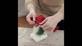 Christmas Gnome Needle Felting Kit [upl. by Davide]