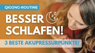 Besser schlafen Die 3 besten Akupressurpunkte [upl. by Darcie]