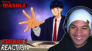 HILARIOUS ANIME  Mashle Episode 2 REACTION  Mash Burnedead and the Mysterious Maze [upl. by Gnilrac]