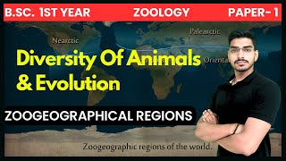 Zoogeographical regions of the world  Zoogeographical distribution of animals  BSc 1st Year [upl. by Victoria569]