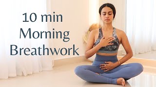 Daily Morning Breathwork  Pranayama  Enhanced Vitality and Mental Clarity [upl. by Froh]