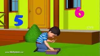 One Two buckle my shoe  3D Animation English nursery rhyme for children [upl. by Aniehs625]