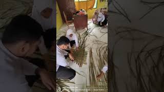 Membuat lapiak  SDN 08 Marunggi  pariaman [upl. by Aikkan]