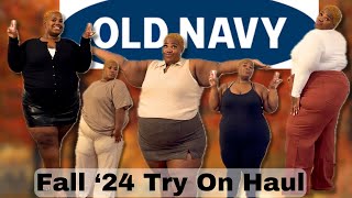 Old Navy Fall Fashion Haul Cute Skirts Cozy Sweaters amp Stylish Jeans plussize fashion ootd [upl. by Hcahsem]